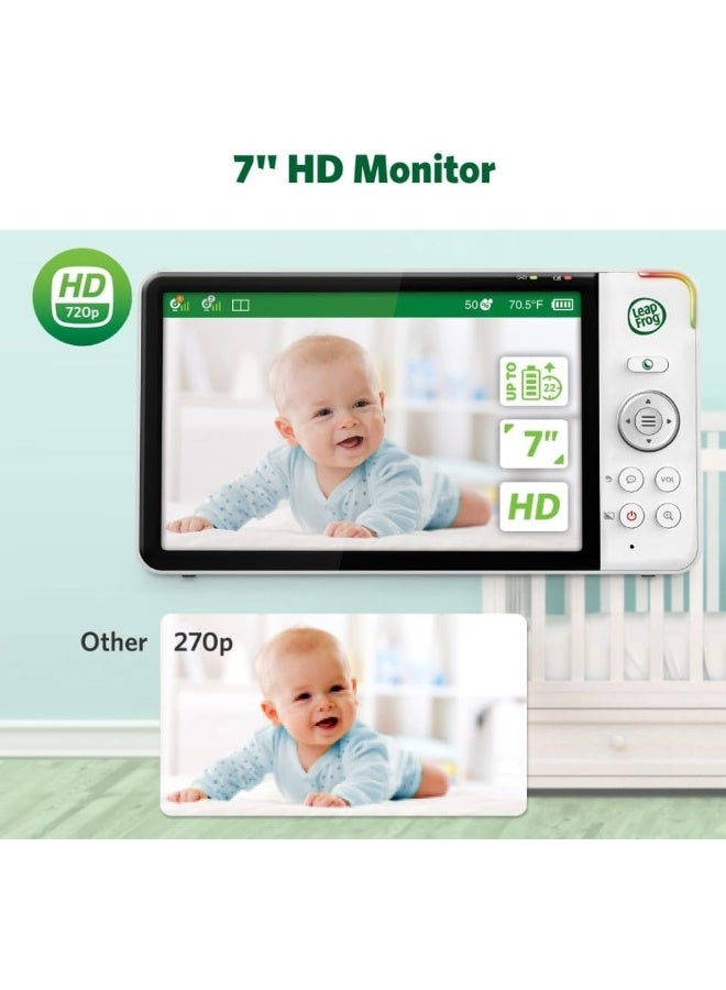 LeapFrog مراقب الأطفال بالفيديو LeapFrog LF920-2HD 7" ملون بالكامل بزاوية 360 درجة مع كاميرتين - Image 2