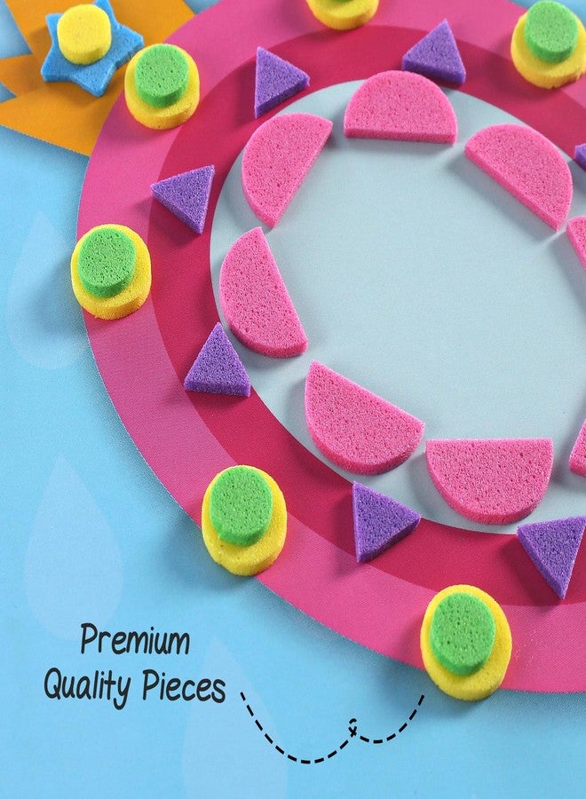 FIRSTCRY INTELLISKILLS Intelliskills Premium Foam Craft Kit for Kids,DIY Felt Craft Kits Set for Fun & Creativity,Art & Craft Kit for Boys & Girls,Preschool Educational DIY Activity for 3-6 Years,BIS Certified,Birthday Gift (Princess) - Image 5