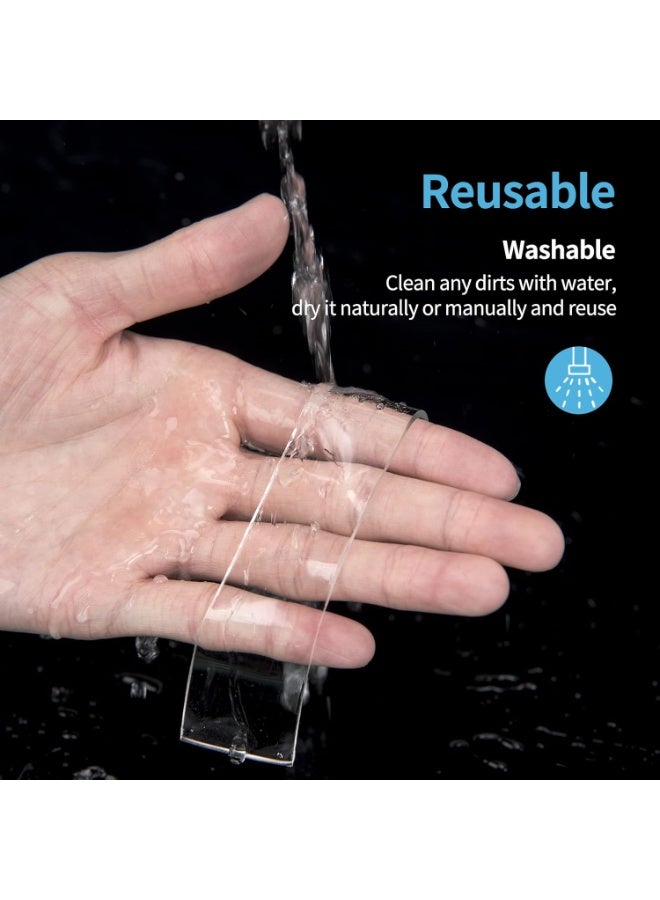 شريط مزدوج الجوانب 5 متر نانو، شريط لاصق كبير جدًا متعدد الأغراض قابل للغسل، شريط تثبيت شفاف، شرائط لاصقة لتعليق الصور، شريط ملصق لاصق قابل للإزالة - Image 4