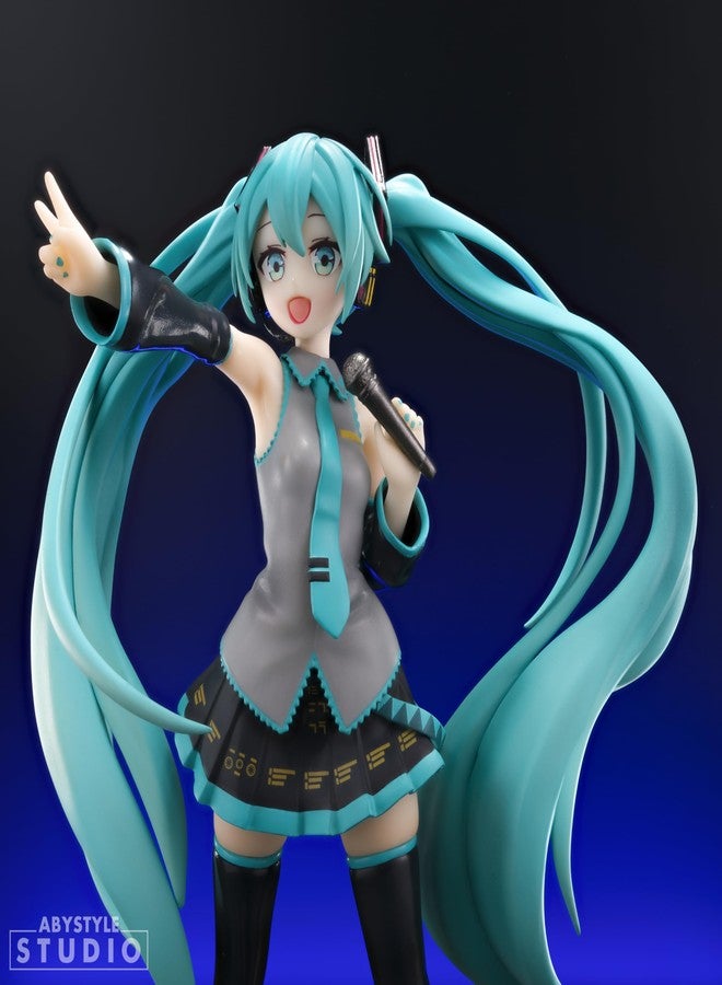 ABYstyle Studio Hatsune Miku 1/10 Wink Figurine Official PVC Hatsune Miku Figure Vocaloid Collectible Miku Figurine Anime Figure Display - Image 5