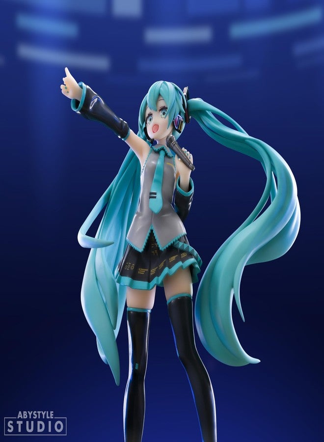 ABYstyle Studio Hatsune Miku 1/10 Wink Figurine Official PVC Hatsune Miku Figure Vocaloid Collectible Miku Figurine Anime Figure Display - Image 4