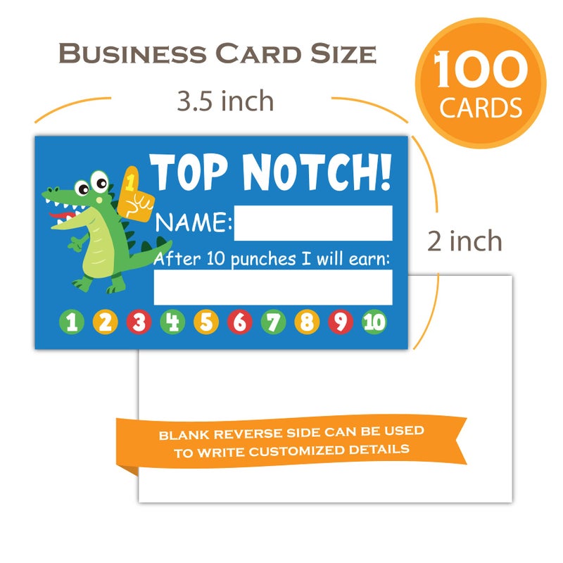 Gooji Behavior Punch Cards for Kids Classroom, 2x3.5 School Homeschool, or Smart Behavior Chart Reward System for Teacher Student, Fun Loyalty, Motivation Incentive,100 Pack - Image 2