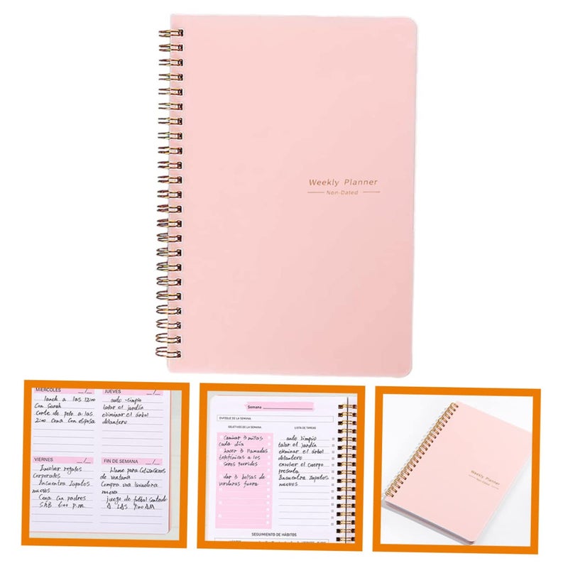 Classic Design Portable Planner Book Minimalist Academic Organizer for Students and Office Use - Image 4