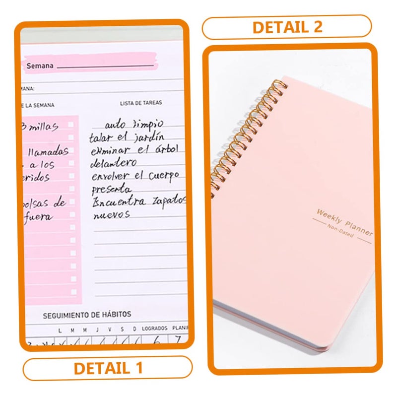 Classic Design Portable Planner Book Minimalist Academic Organizer for Students and Office Use - Image 3