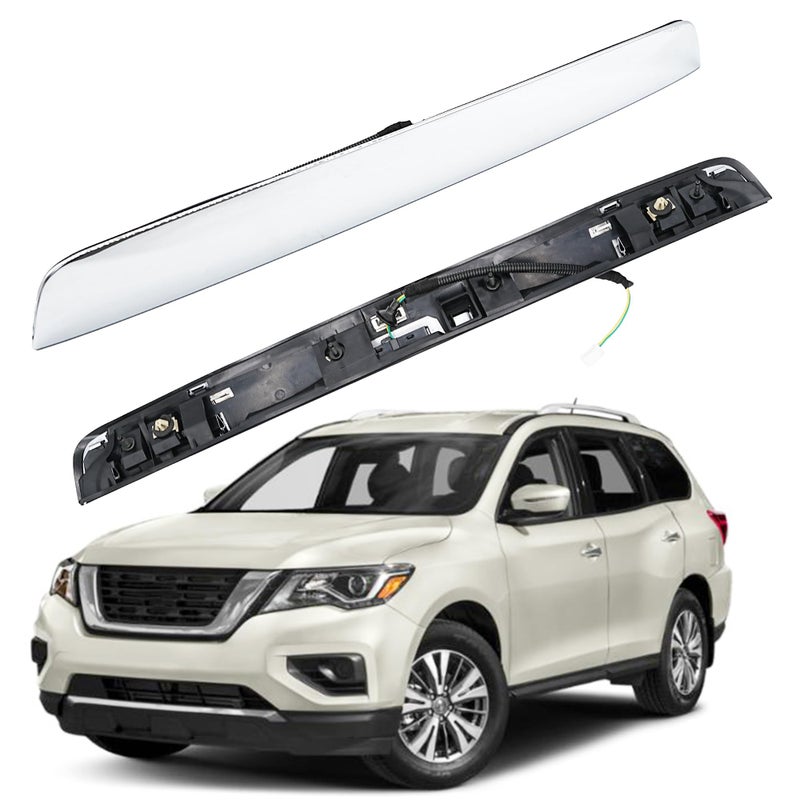LEVANLIGHT Rear Tailgate Chrome Handle Finisher Molding Compatible for Nissan Pathfinder 20132019 Replaces 908109PG0A