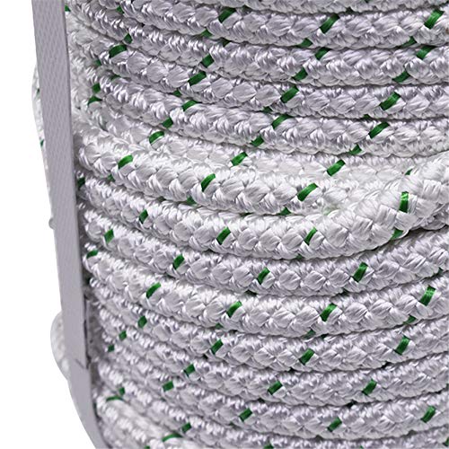 TINVHY 3/8 Inch x 100 Feet 4800Lbs Double Braid Polyester Rope Breaking Strength Strong Pulling Rope - Image 4