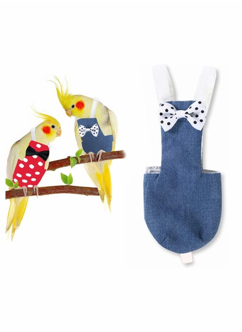 Bird Flight Suit Diaper Harness Liners Urine Wet Waterproof Inner Layer for Parrots Cockatiel Pet Birds Macaw African Budgies Parakeet