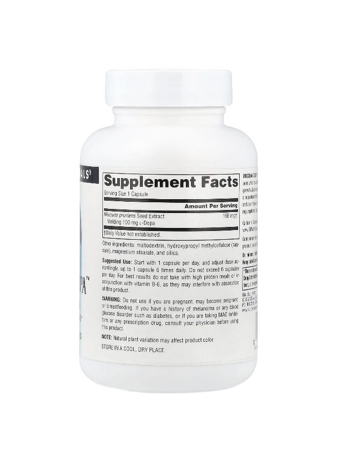 Source Naturals Source Naturals, Mucuna Dopa™, 100 mg, 120 Capsules  - Image 2