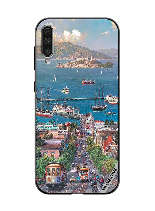 VR CREATIVE Protective Case Cover For Samsung Galaxy A70/A70s Park West Gallery Design Multicolour - Image 1