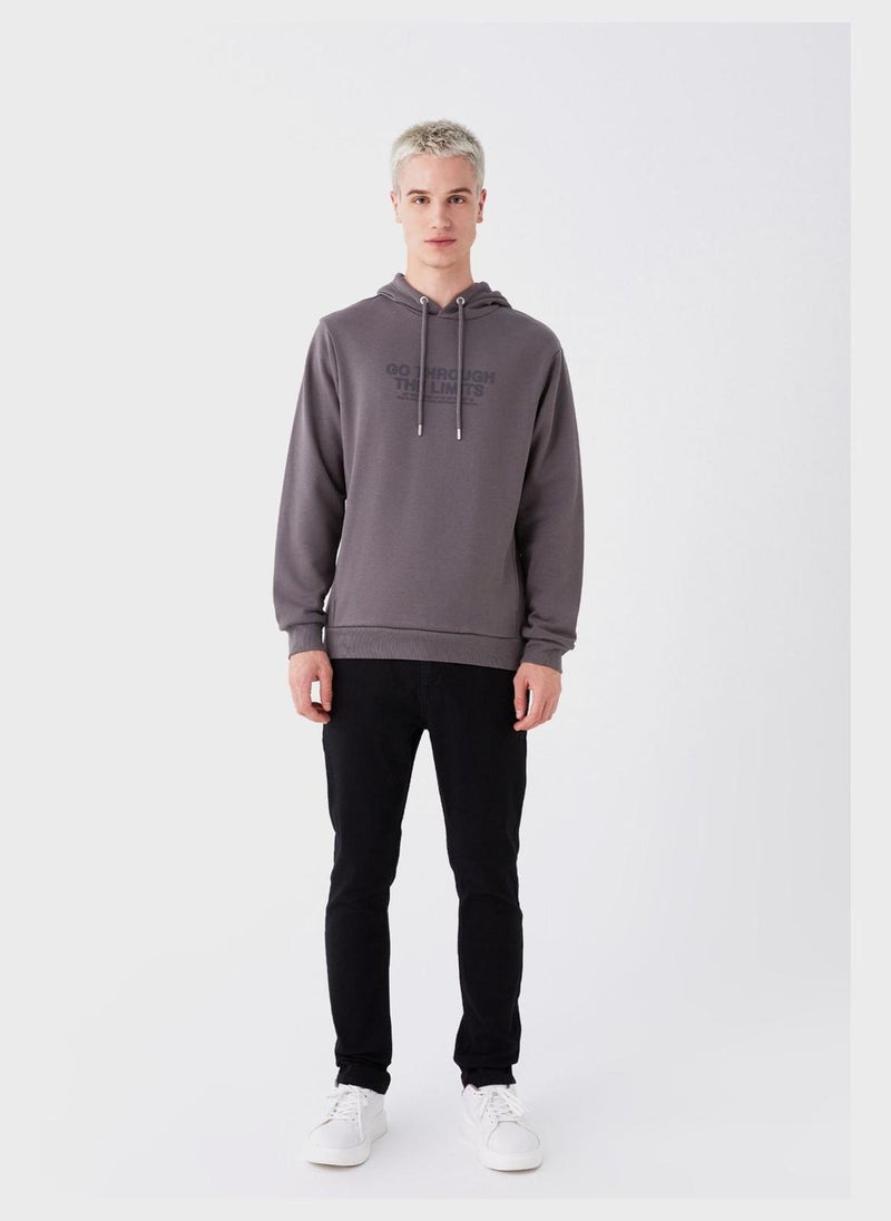 LC WAIKIKI Text Printed Hoodie  - Image 3