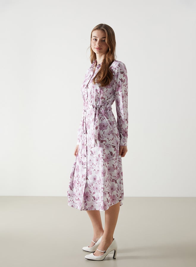 LC WAIKIKI Floral Women's Shirt Dress  - Image 1