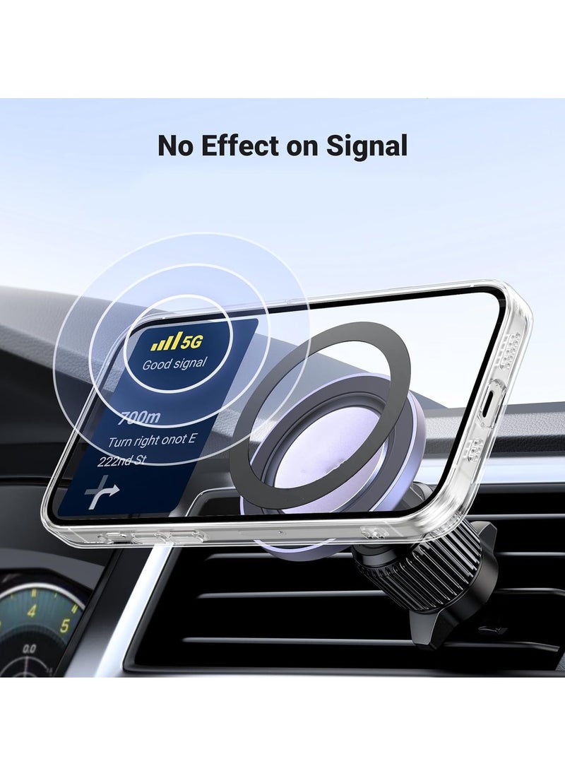 MIGOFAST Mag Safe Sticker Ring - 4 Pack Powerful Metal Ring Compatible with Wireless Charger Case for iPhone 16/15/14/13/12/11/X Series, Galaxy, Android, Mag Safe Accessories - Image 3