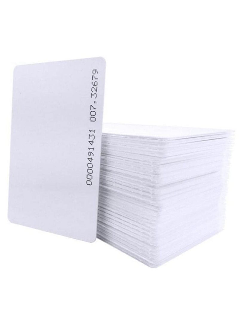 Rubik RFID Proximity Card 125KHz TK4100 EM4100 THRC12 Printable (Non Writeable, Fixed Number)  100 Cards 
