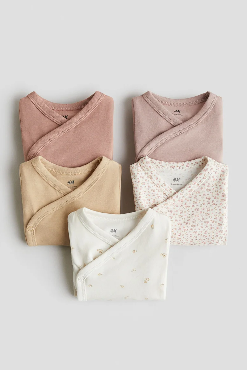 اتش اند ام بودي سوت بتصميم ملفوف - عبوة من 5 قطع