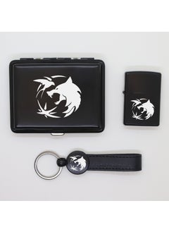Ada Lazer Personalized The Witcher Metal Plate, Zippo Lighter and Keychain Set  - Image 1