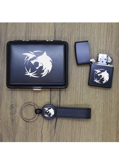 Ada Lazer Personalized The Witcher Metal Plate, Zippo Lighter and Keychain Set  - Image 3