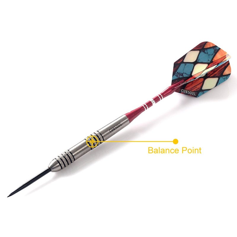CUESOUL 24 Grams Tungsten Steel Tip Darts Set 95% Tungsten - Image 2