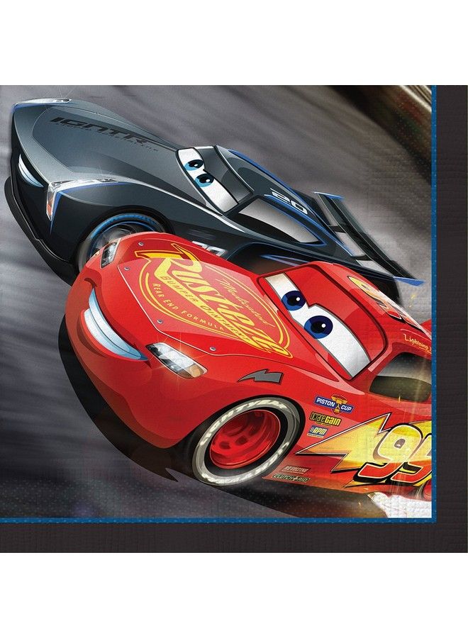 Unique 59922 Disney Cars 3 ; Luncheon Napkins ; 16Ct - Image 1