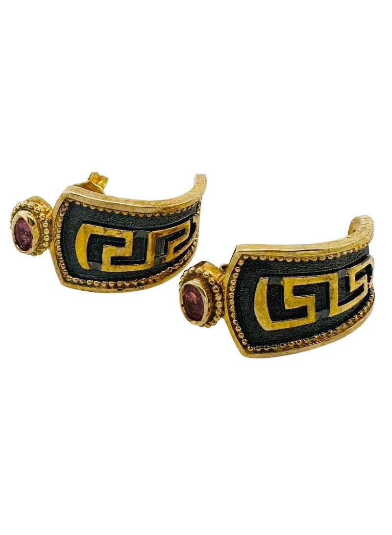 BTC ELLA - Silver Earrings Gold Plated (SIL0509) - Image 2