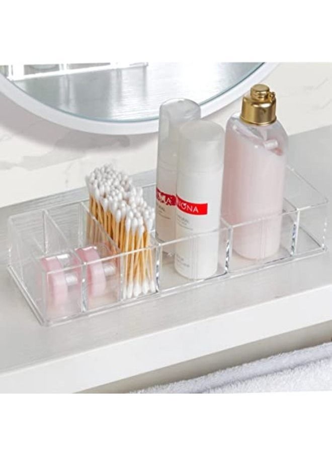 SMARTPOINTS - Detachable Makeup Organizer, 8 Compartments Acrylic Cosmetic Storage Jewelry Display Boxes, Clear Drawer Organizers Case for Dresser Vanity Bathroom Kitchen - Image 1
