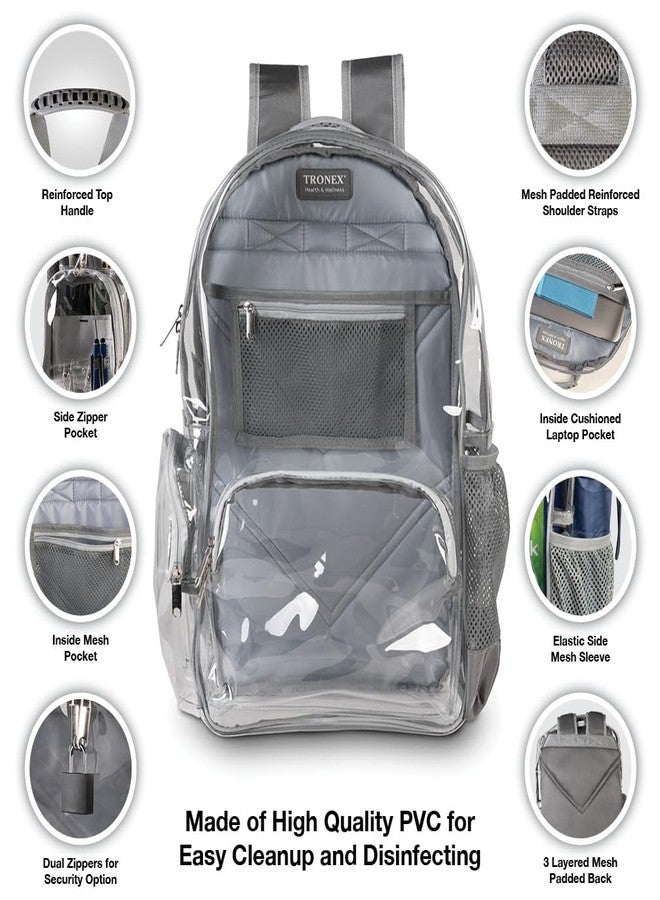 TRONEX Health & Wellness Clear Backpack for Home Healthcare Professionals - Image 5