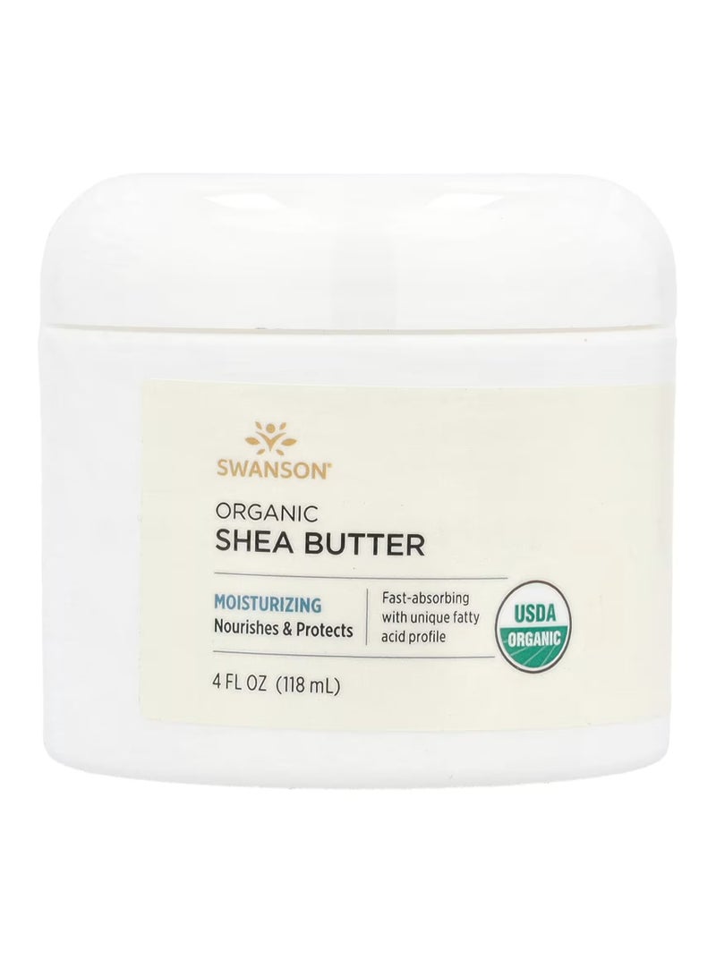سوانسون، زبدة الشيا العضوية، 4 أونصة سائلة (118 مل)