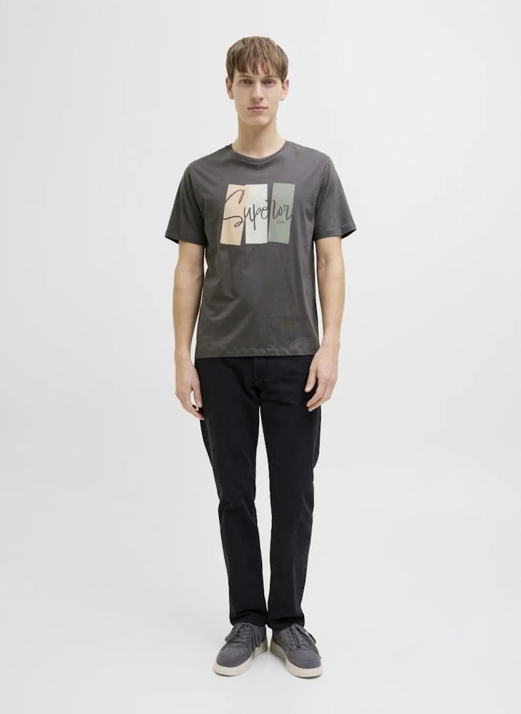 ج ج ريبل من جاك و جونز Jrebnoah Crew Neck T-Shirt