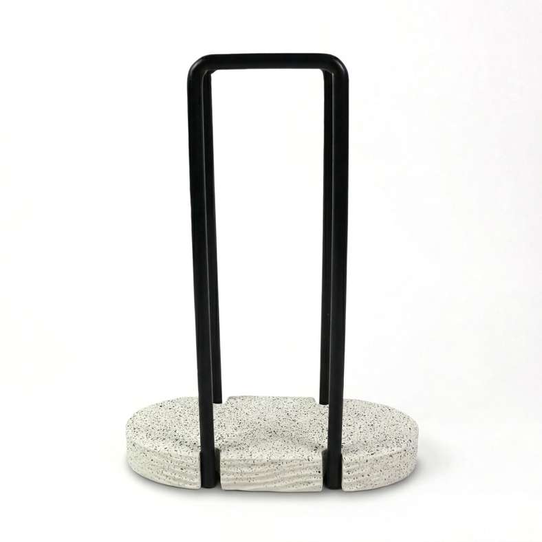 Pan Home Tuscany Polyresin Towel Holder 18x7.6x24.5cm - Beige - 211HEL9900810 - Image 3