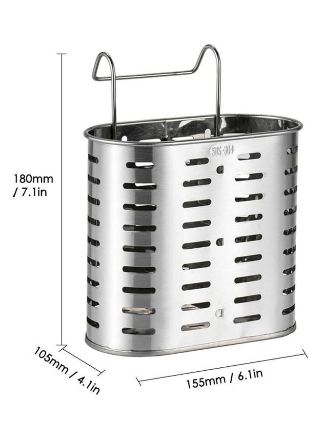 NIBEMINENT Drying out Rack Chopsticks Holder Silver 7.1 x 4.1 6.1inch - Image 4