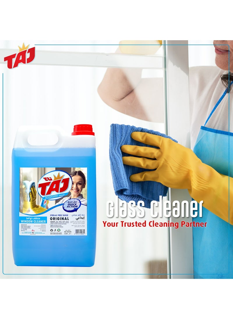 TAJ Original Glass Cleaner - Streak-Free Shine, Multipurpose Window Cleaner, Crystal Clear Shine - 5 Liters  - Image 4