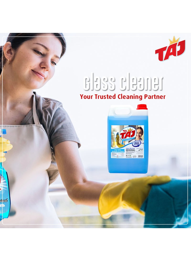 TAJ Original Glass Cleaner - Streak-Free Shine, Multipurpose Window Cleaner, Crystal Clear Shine - 5 Liters  - Image 5