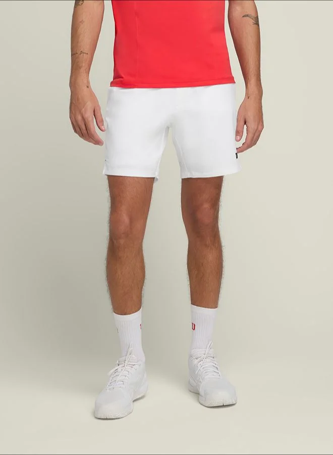 Wilson  Wilson M Team Short 7" Bright White  | Best Price UAE