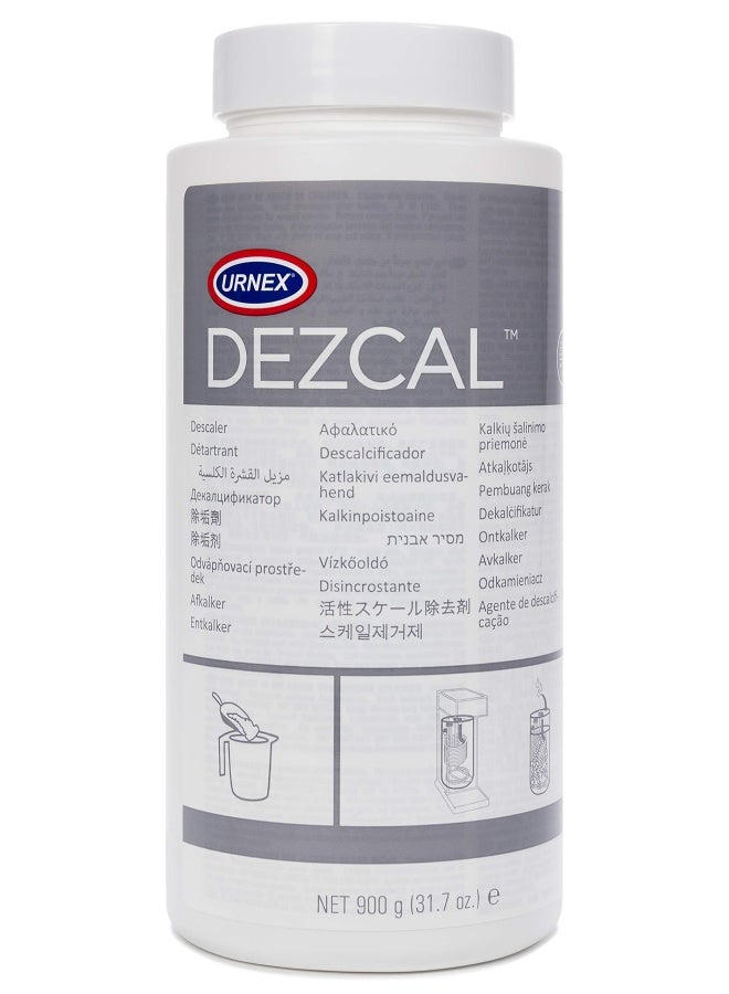 Urnex Urnex Dezcal Coffee And Espresso Machine Descaler Activated Scale Remover 900G Bottle Fast Effective Descaling Of Boilers And Heating Elements Faucets Spray Heads Milk Systems  - Image 1