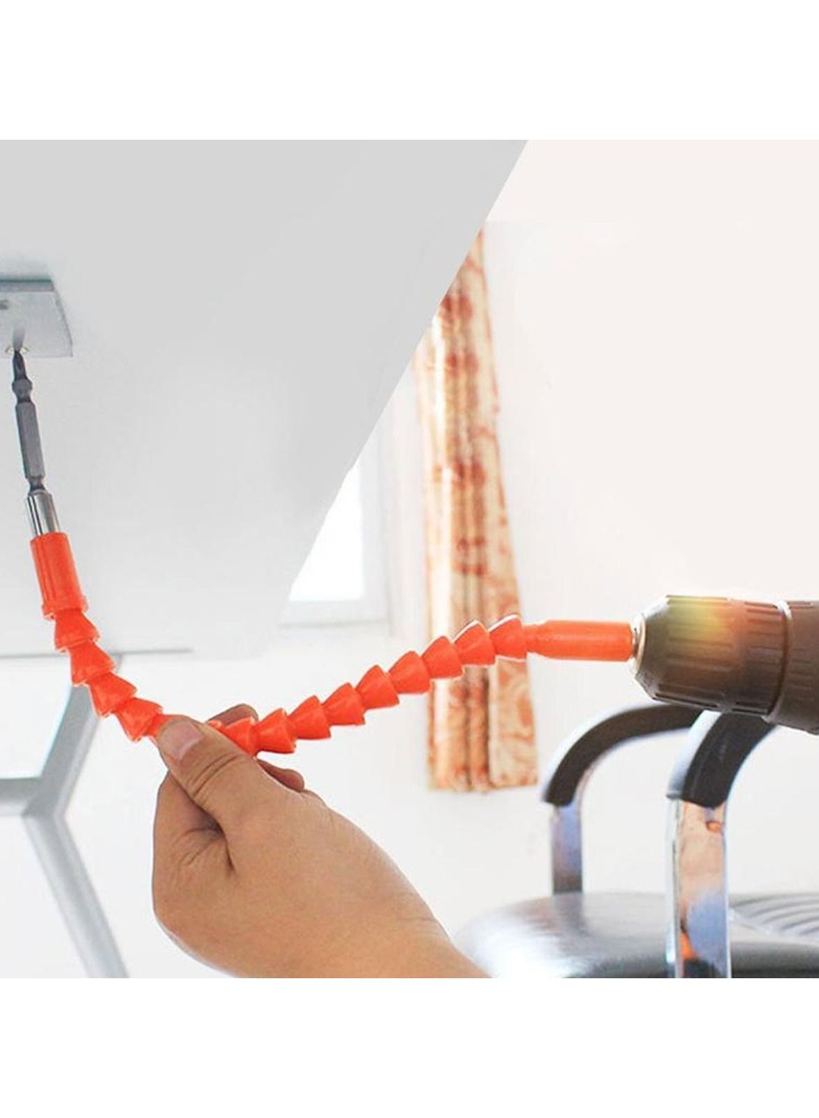 Flexible Extension Drill, 11.6inch Screwdriver Bit Extension Universal Flexible Shaft Screwdriver with Magnetic Bit, Extension Screwdriver Bit for Flexible Extension Drill, 11.6inch Screwdriver Bit Extension Universal Flexible Shaft Screwdriver with Magnetic Bit, Extension Screwdriver Bit for