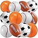 Bedwina 16 Inflatable Sports Beach Balls Variety Pack 12 Pcs 3 of Each Basketball Baseball Football Soccer Beach Balls for Sports Themed Parties Pool Toys Birthday Decorations and Party Favors - Image 3