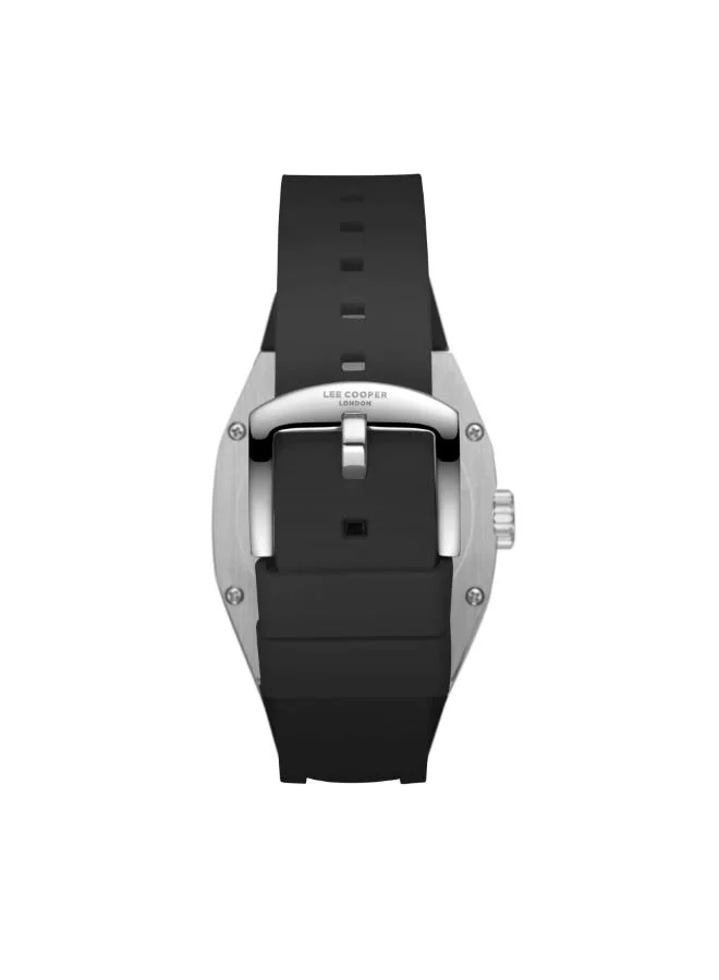 لي كوبر Men's Silicone Analog Watch LC08264.351 - 42x54,4 mm
