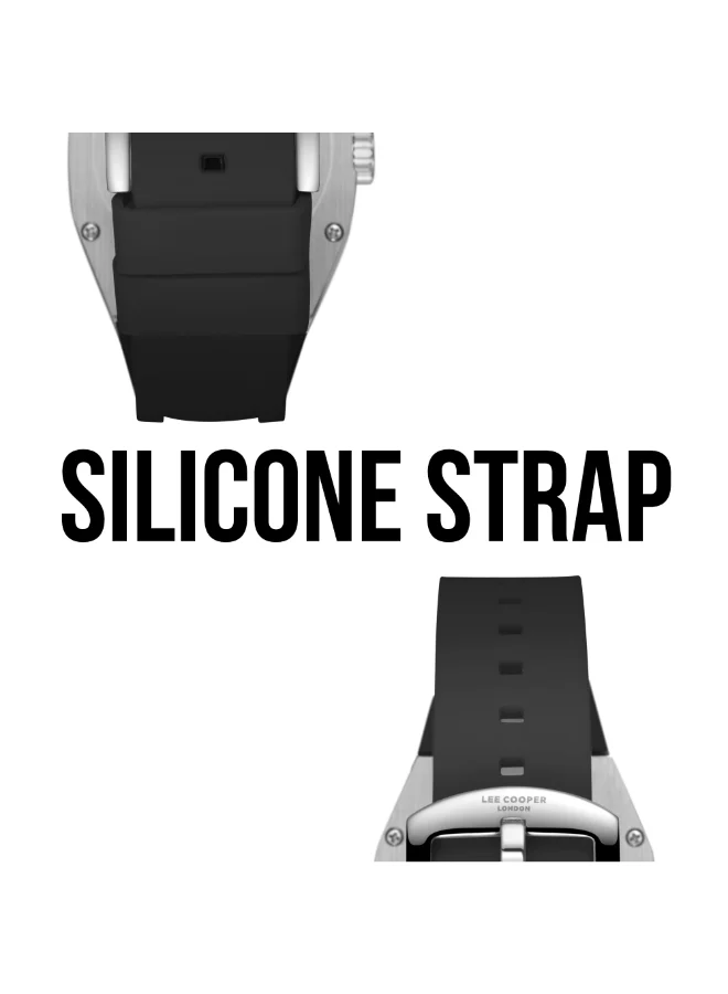 Lee Cooper  Men's Silicone Analog Watch LC08264.351 - 42x54,4 mm for Men | Best Price UAE