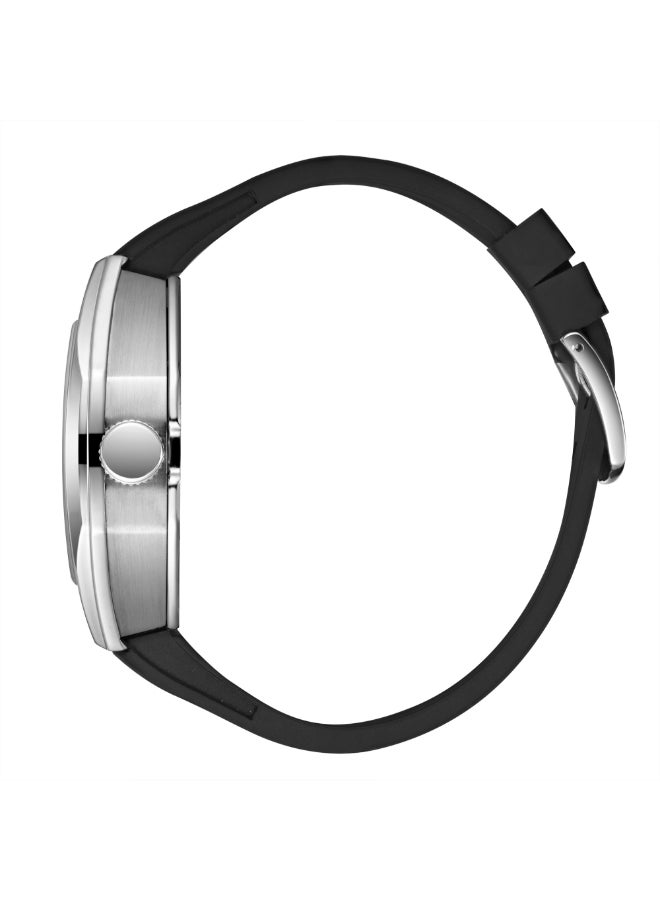 لي كوبر ساعة يد رجالية بسوار سيليكون بعقارب . - Image 3