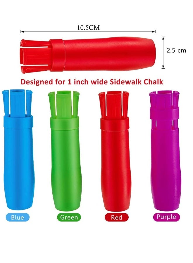 Generic Chalk Holders Sidewalk Railroad Chalk Holder Plastic Adjustable Chalk Clip Colorful Holder Set for Teachers Students Office or Classroom On Blackboard Sticker Chalkboard (5)  - Image 3