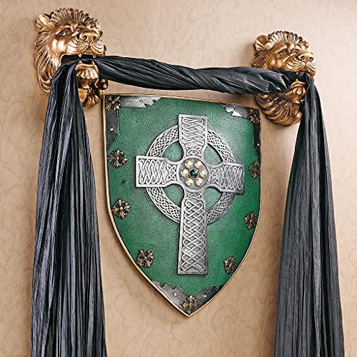Design Toscano CL41032 Celtic Cross Warriors Shield Medieval Decor Wall Sculpture, 18 Inch, Single - Image 2
