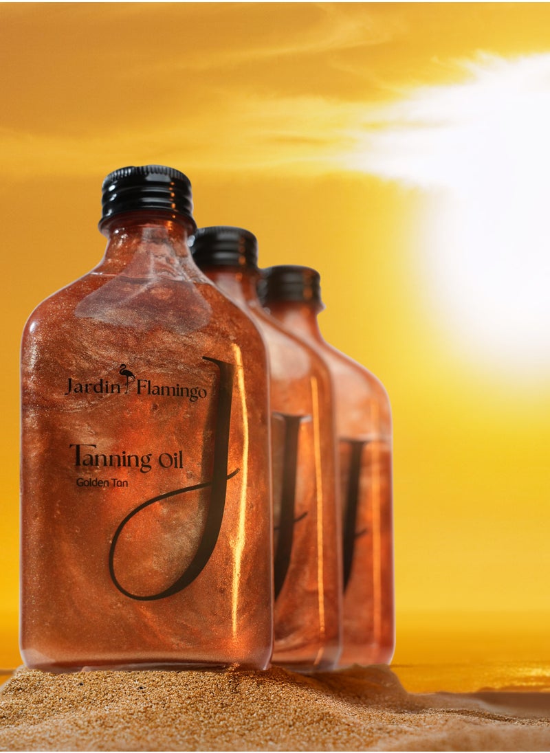 Jardin Flamingo "THE J" - Tan Oil 200ML  - Image 1