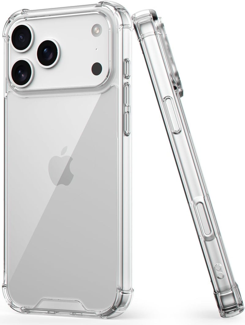 EGOTUDE for iPhone 17 Pro Case, Shockproof Hard Back Anti-Scratch Transparent Cover - Image 1