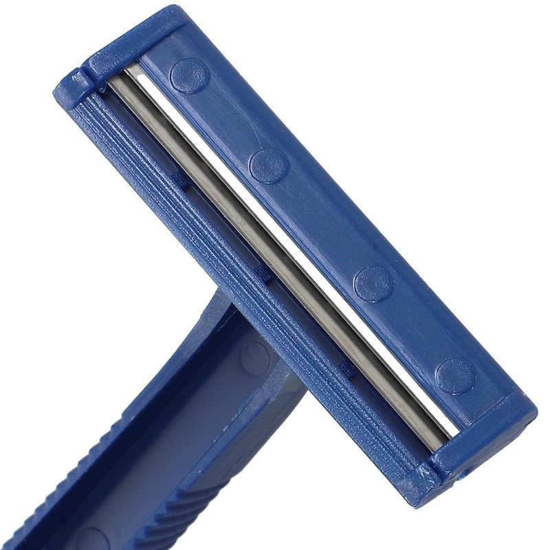 SHOWERORO 24pcs Disposable Manual Razors for Women, Navy Mini Hair Trimmer, Single Blade Shaver for Travel and Body Hair Removal - Image 3