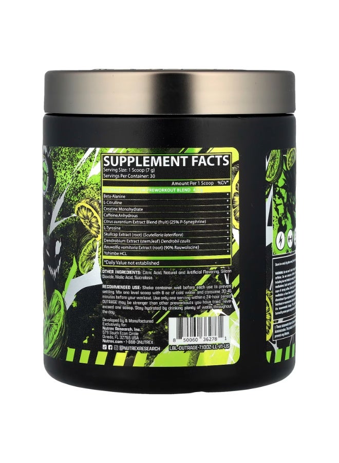 نورتكس ريسيرش نوتريكس ريزيرتش، أوتريدج، ألترا ستيم بري وورك آوت، ليمون لايم، 7.1 أونصة (201.18 جرام) - Image 2