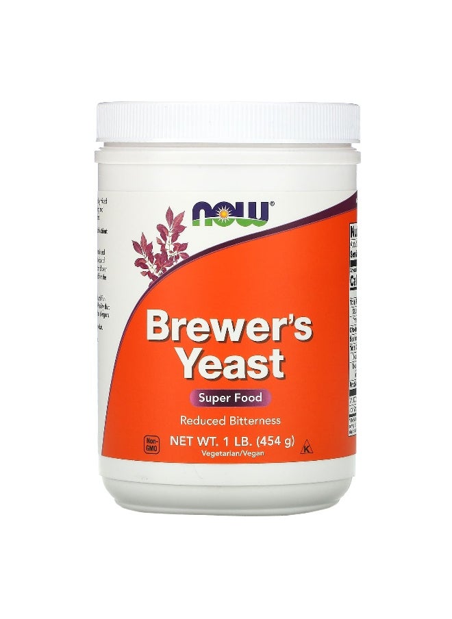 Now Foods NOW Foods, Brewer's Yeast, Super Food, 1 lb (454 g)  - Image 1
