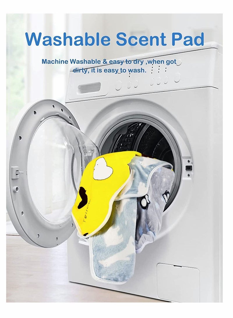 Pet Blanket, Cushion Dog, SYOSI Cat Fleece Blankets, Pet Washable Sleep Mat, Bed Cover Soft Warm Blanket, for Cute Animals, Gray, Yellow, Blue, 60 x 40 cm（ 3 Pack） - Image 2