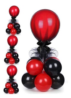Table Centerpieces Balloons Stand Kit Balloon Holder with Tulle and Latex Reusable Centerpiece Base for Birthday Wedding Party Decorations 4 Set