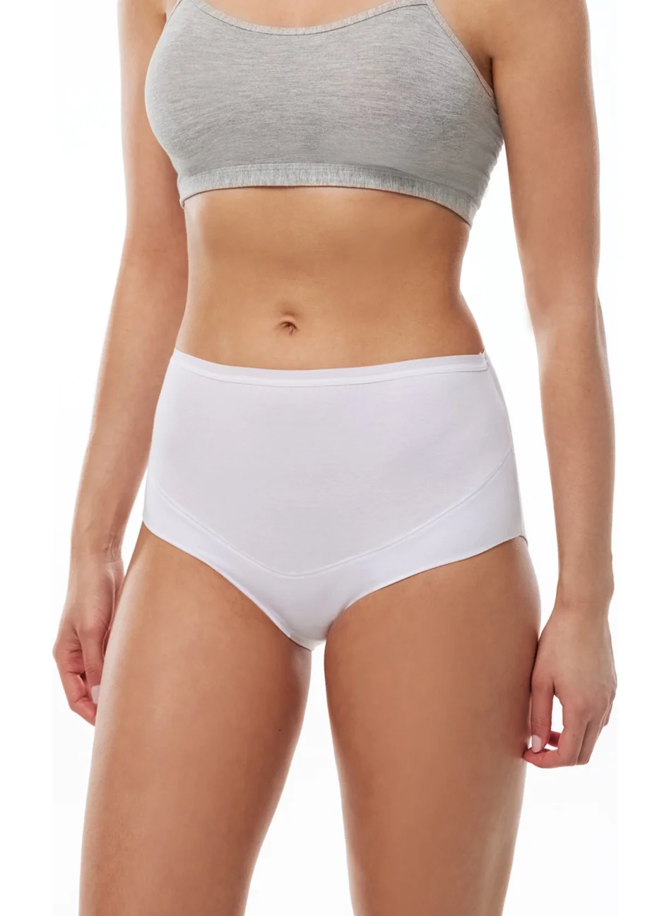 Malabadi Women White 2 Pack Modal Maternity Panties 198