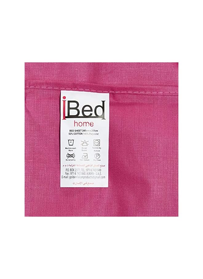 Solid Bedsheets 3 Pieces Bedding Set King Size Dark Fuschia - pzsku/Z83B676EA7FEAB97CC71AZ/45/_/1704173823/384620a2-7bcd-4293-a0c9-f06405ca24bd