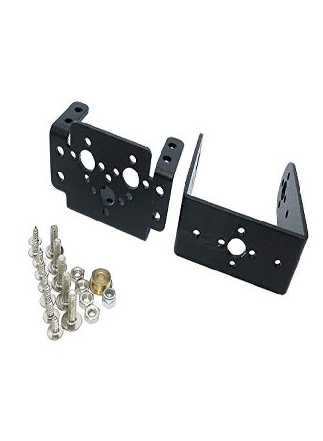 Bolsen 2 Set 2 DOF Short Pan and Tilt Servos Bracket Sensor Mount Kit for Compatible MG995 Retail - Image 3